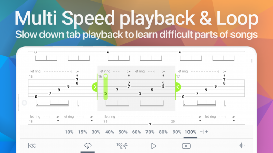 اسکرین شات 4 برنامه Songsterr Guitar Tabs & Chords