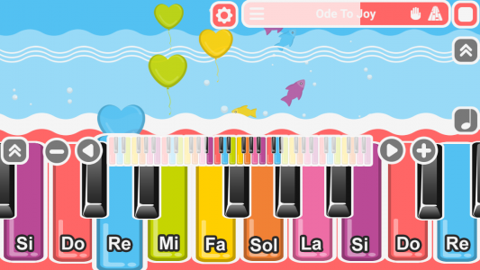 اسکرین شات برنامه Kids Piano 1