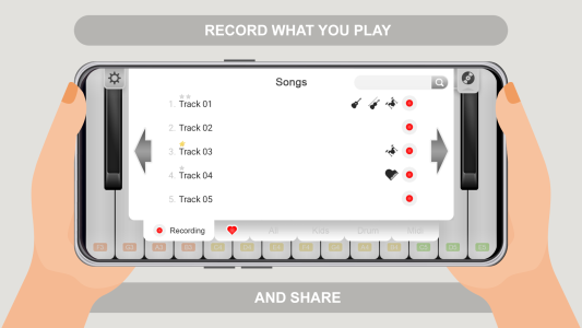 اسکرین شات 8 برنامه My Piano Phone