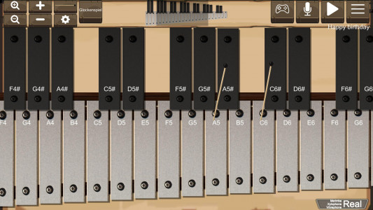 اسکرین شات بازی Marimba, Xylophone, Vibraphone Real 2