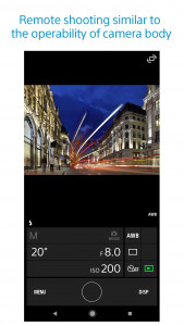 اسکرین شات برنامه Imaging Edge Mobile 2