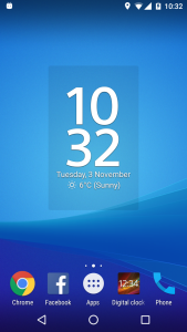 اسکرین شات 3 برنامه Digital Clock & Weather Widget
