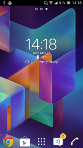 اسکرین شات 1 برنامه Digital Clock & Weather Widget