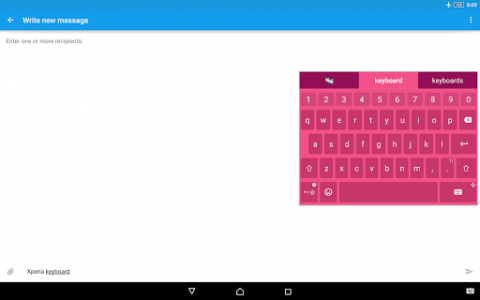 اسکرین شات برنامه Xperia Keyboard 6