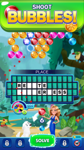 اسکرین شات بازی Wheel of Fortune: Pop Bubbles 2