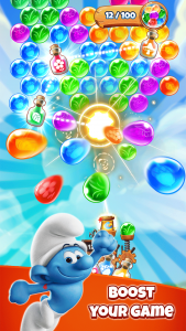 اسکرین شات بازی Smurfs Bubble Shooter Story 2