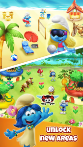 اسکرین شات بازی Smurfs Bubble Shooter Story 4