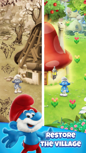 اسکرین شات 3 بازی Smurfs Bubble Shooter Story
