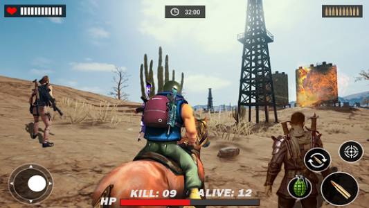 اسکرین شات برنامه Battle Survival Desert Shooting Game 1