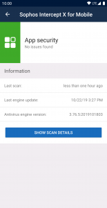 اسکرین شات برنامه Sophos Intercept X for Mobile 5
