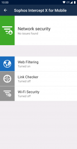 اسکرین شات برنامه Sophos Intercept X for Mobile 3