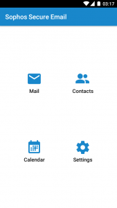 اسکرین شات برنامه Sophos Secure Email 4