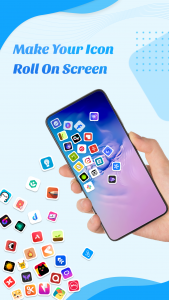 اسکرین شات برنامه Rolling Icon: Icon Wallpaper 3