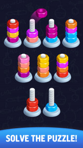 اسکرین شات 5 بازی Sort puzzle - Nuts and Bolts