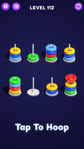 اسکرین شات 2 بازی Color Hoop: Sort Puzzle