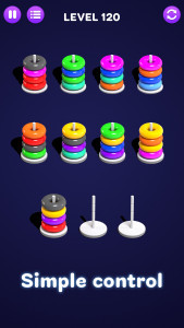 اسکرین شات بازی Color Hoop: Sort Puzzle 5