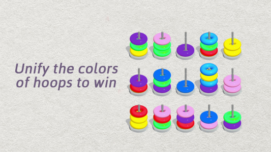 اسکرین شات بازی Color Hoop: Sort Puzzle 5