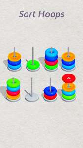 اسکرین شات بازی Color Hoop: Sort Puzzle 1