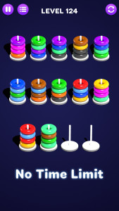 اسکرین شات بازی Color Hoop Sort - Color Sort 7