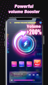 اسکرین شات 3 برنامه Volume Booster - Sound Booster