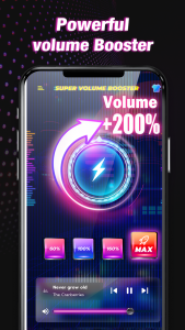 اسکرین شات برنامه Volume Booster - Sound Booster 3