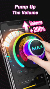 اسکرین شات 2 برنامه Volume Booster - Sound Booster