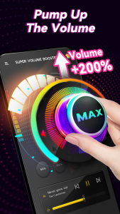 اسکرین شات 2 برنامه Volume Booster -Sound Booster