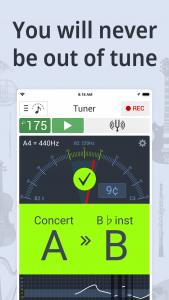 اسکرین شات برنامه Tuner & Metronome 1