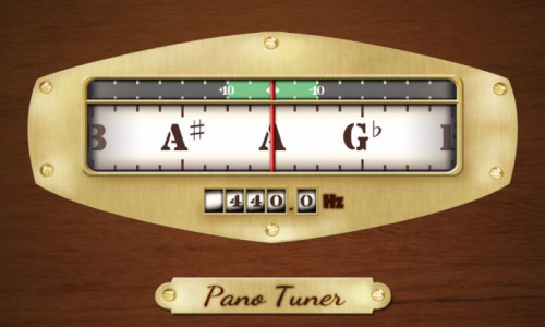 اسکرین شات برنامه Pano Tuner - Chromatic Tuner 1