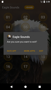 اسکرین شات برنامه Eagle Sounds and Ringtone 5