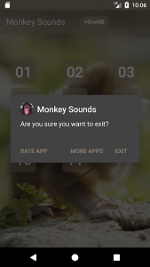 اسکرین شات برنامه Monkey Sounds 3
