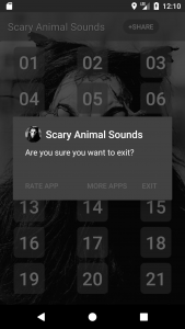 اسکرین شات برنامه Scary Sounds 3