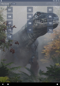 اسکرین شات برنامه Tyrannosaurus Rex Sounds 6