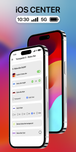اسکرین شات برنامه Transparent iOS X - Status Bar 3