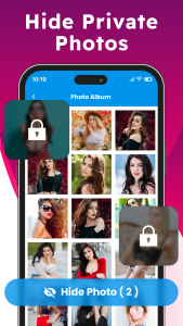 اسکرین شات برنامه Gallery Lock: Hide Photo Video 2