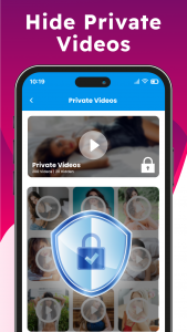 اسکرین شات برنامه Gallery Lock: Hide Photo Video 3