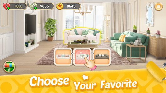 اسکرین شات 2 بازی My Home - Design Dreams