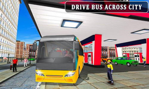اسکرین شات بازی City Bus Wash Simulator: Gas Station Car Wash Game 5