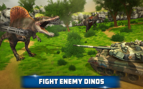 اسکرین شات بازی Dino Battle Simulator War Game 1