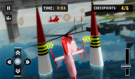 اسکرین شات بازی Flying Helicopter Simulator 2019: Heli Racer 3D 8