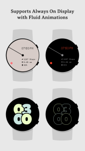 اسکرین شات 3 برنامه Muviz Watch Faces Collection
