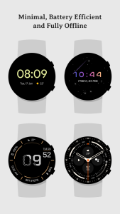 اسکرین شات 2 برنامه Muviz Watch Faces Collection