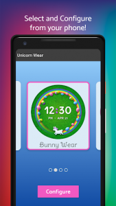 اسکرین شات برنامه Unicorn Wear - Be You - Be Fabulous! for Wear OS 5