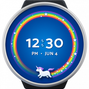 اسکرین شات برنامه Unicorn Wear - Be You - Be Fabulous! for Wear OS 7