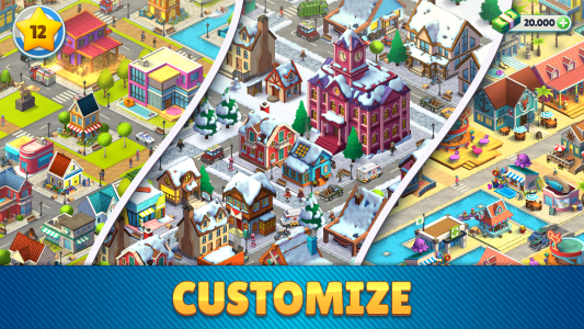 اسکرین شات 2 بازی Cozy Town: City Building Game