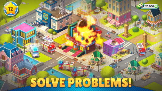 اسکرین شات بازی Cozy Town: City Building Game 3