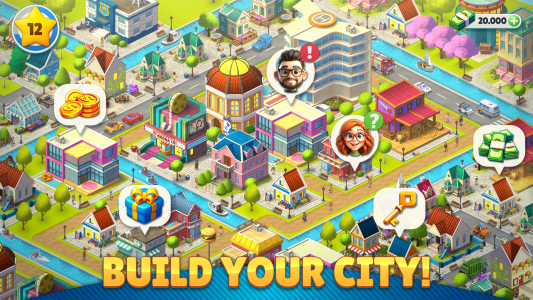 اسکرین شات بازی Cozy Town: City Building Game 1