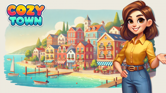 اسکرین شات بازی Cozy Town: Build Explore Game 1