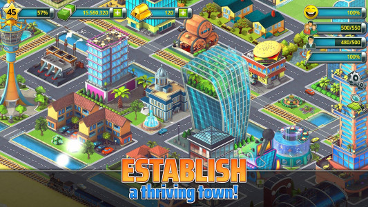 اسکرین شات بازی Town Building Games: Tropic Ci 2