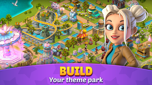 اسکرین شات 1 بازی Roller Coaster Life Theme Park